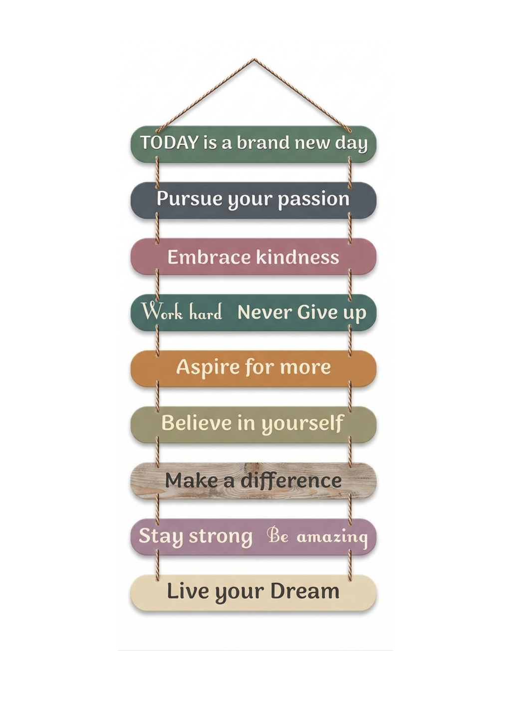 Quotes wall decor 34x12 Multi color