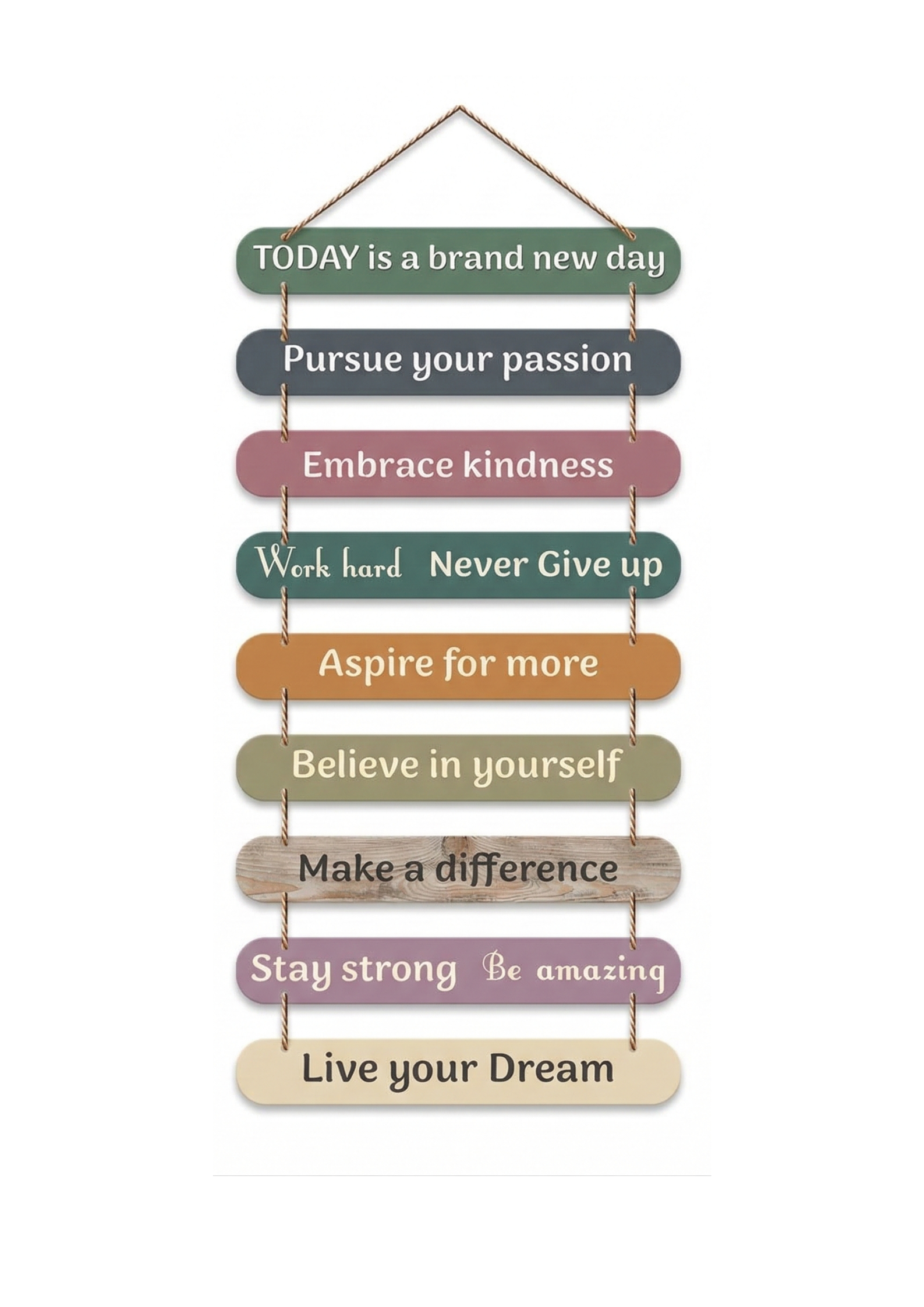 Quotes wall decor 34x12 Multi color