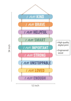 Quotes wall decor size reference