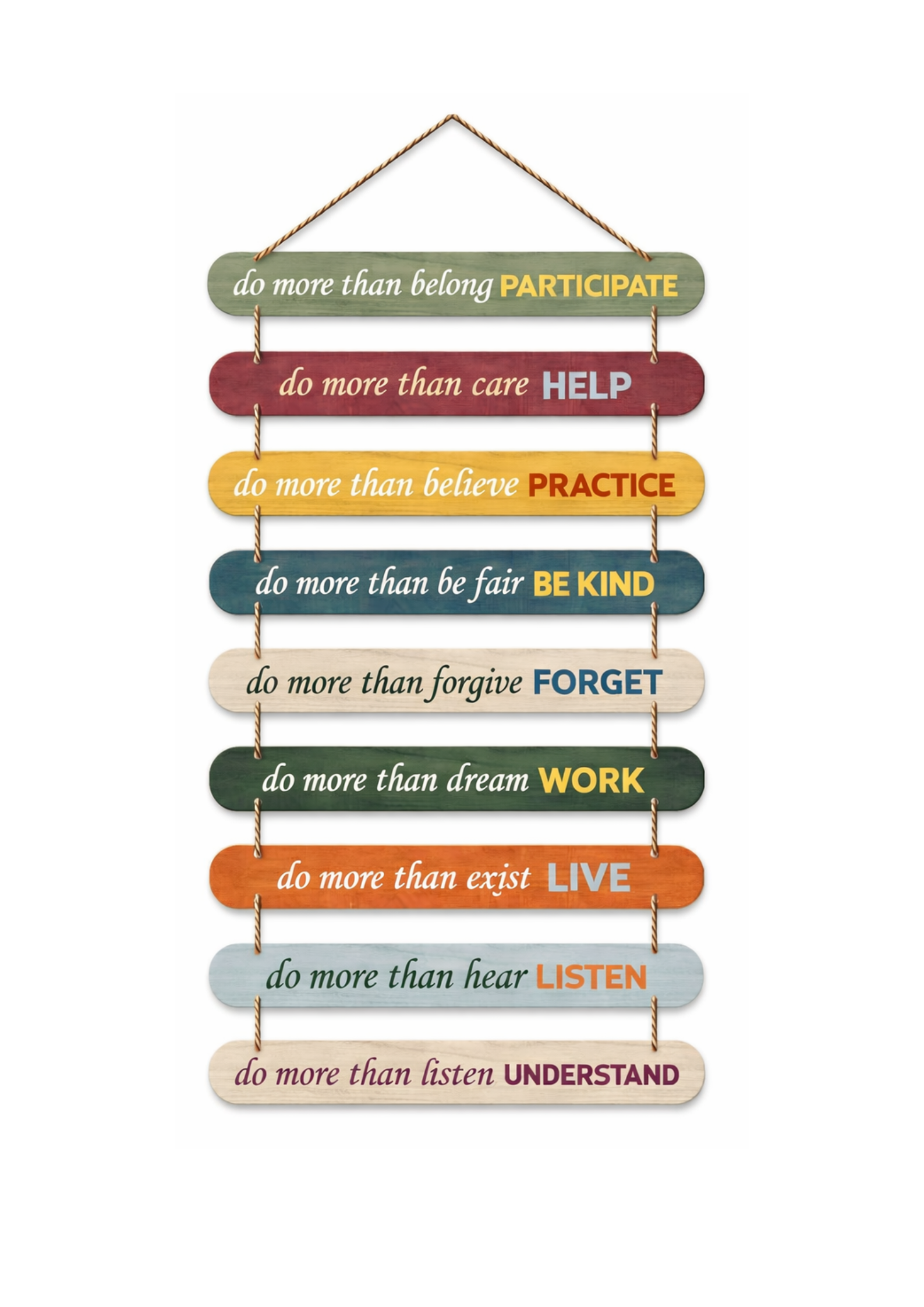 Quotes wall decor 34x12 Multi color