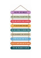 Quotes wall decor 34x12 Multi color