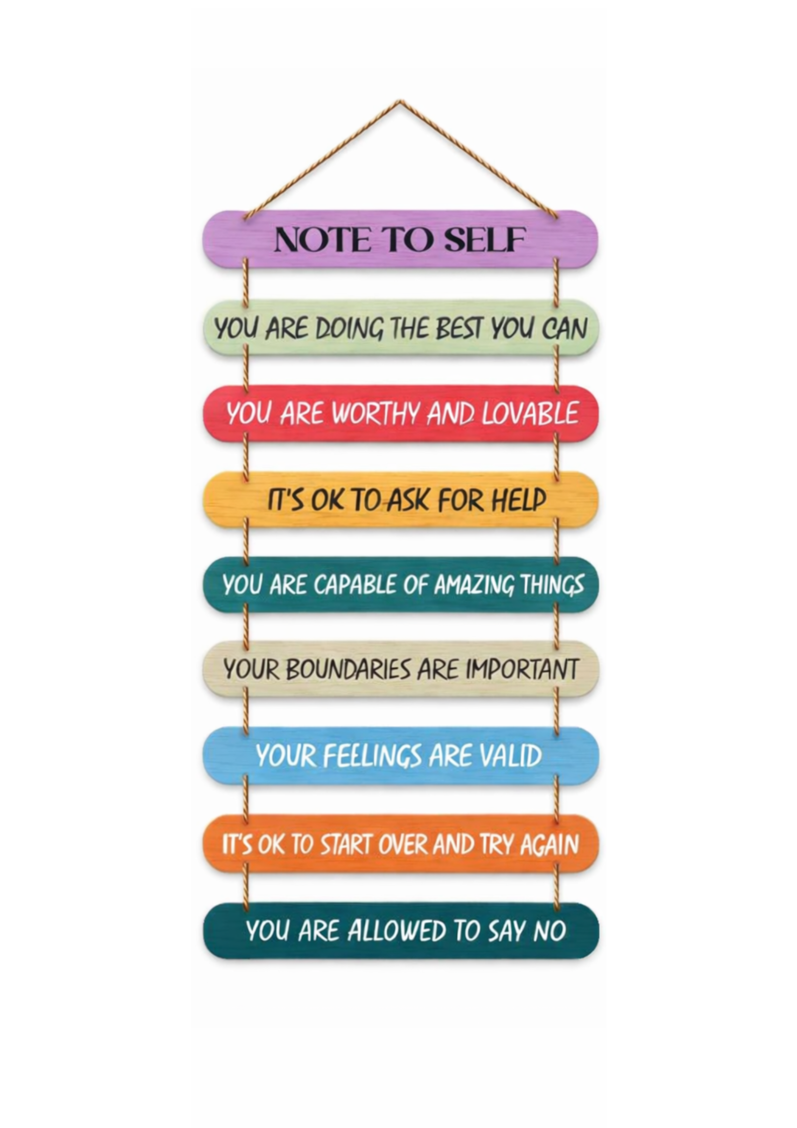 Quotes wall decor 34x12 Multi color