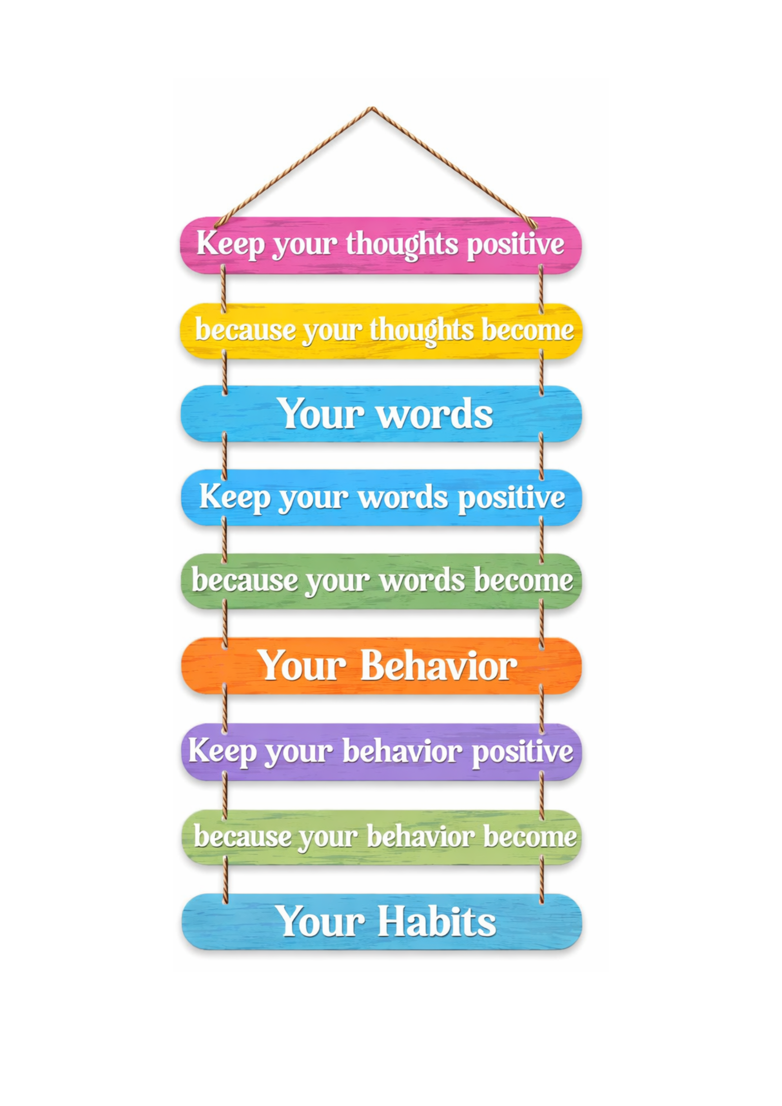 Quotes wall decor 34x12 Multi color