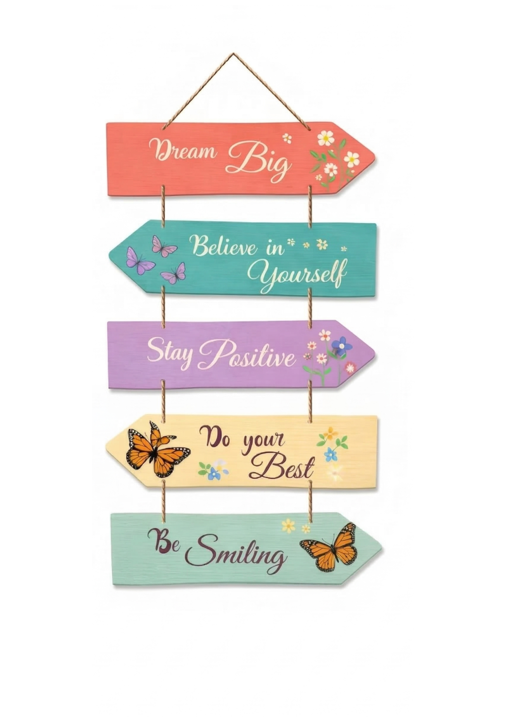 Quotes wall decor 31x12 Multi color