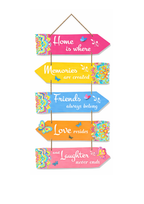 Quotes wall decor 31x12 Multi color