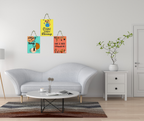 Quotes wall decor displayed in Living room 