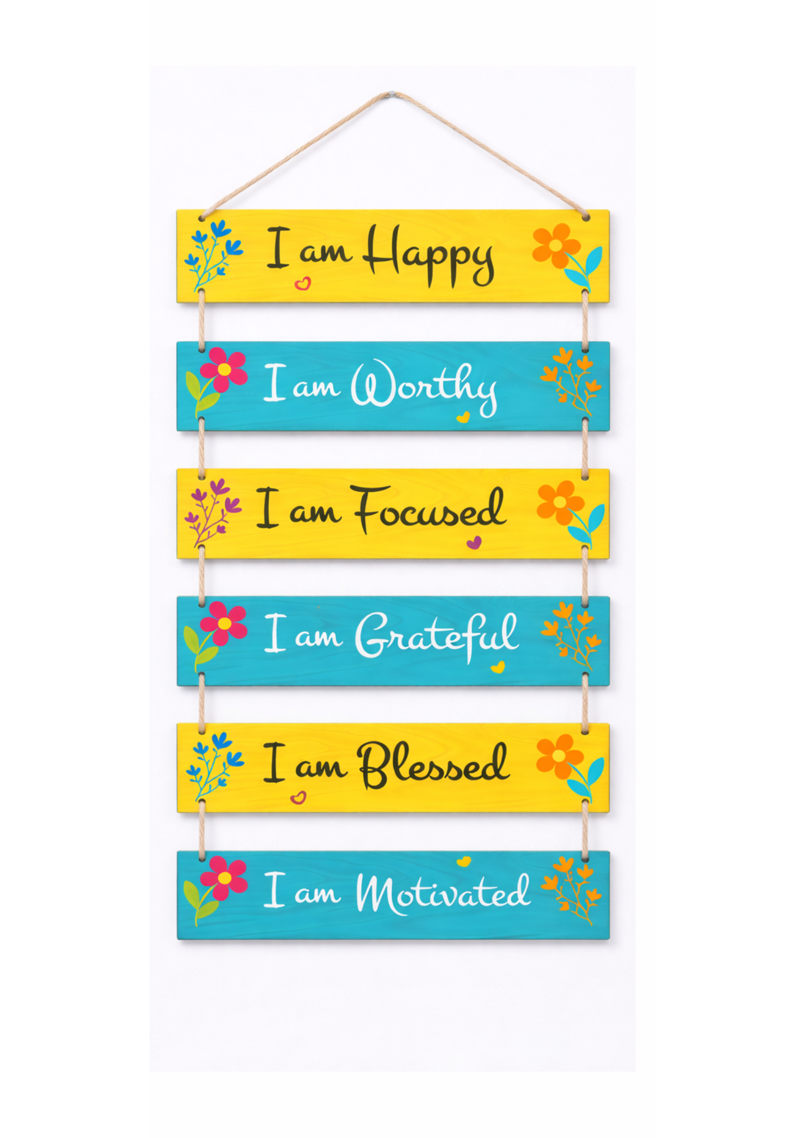 Quotes wall decor 31x12 Multi color