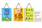 Quotes wall decor size reference