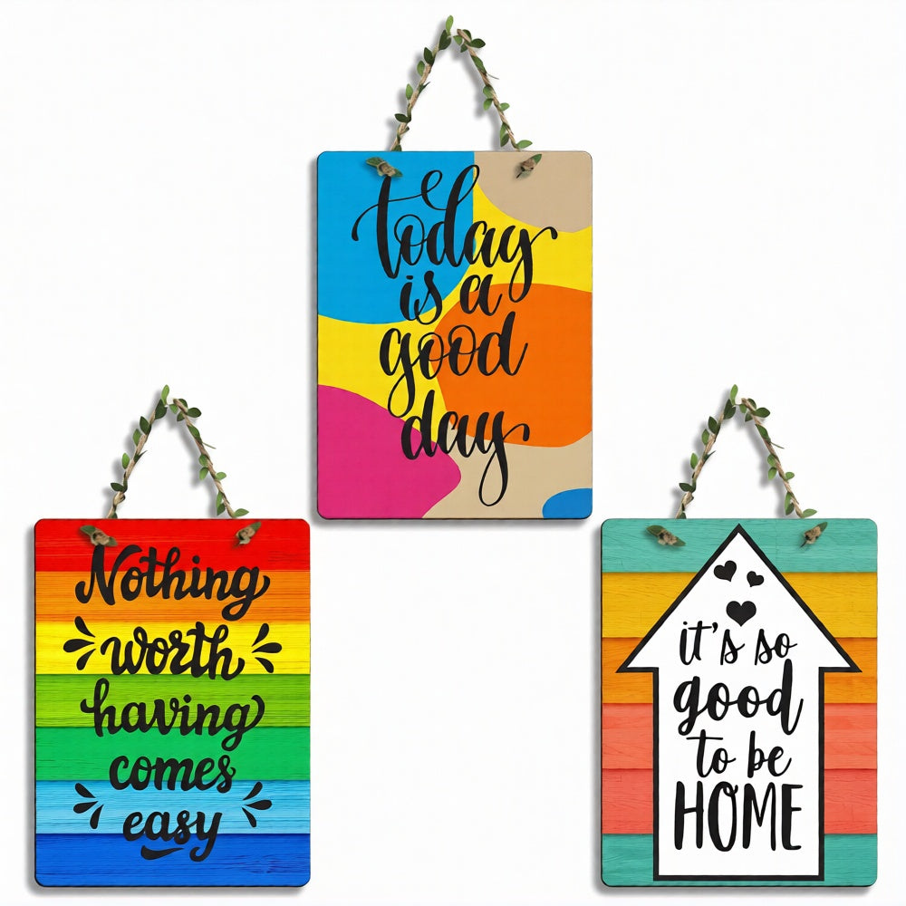 Quotes wall decor 26x26 Multi color