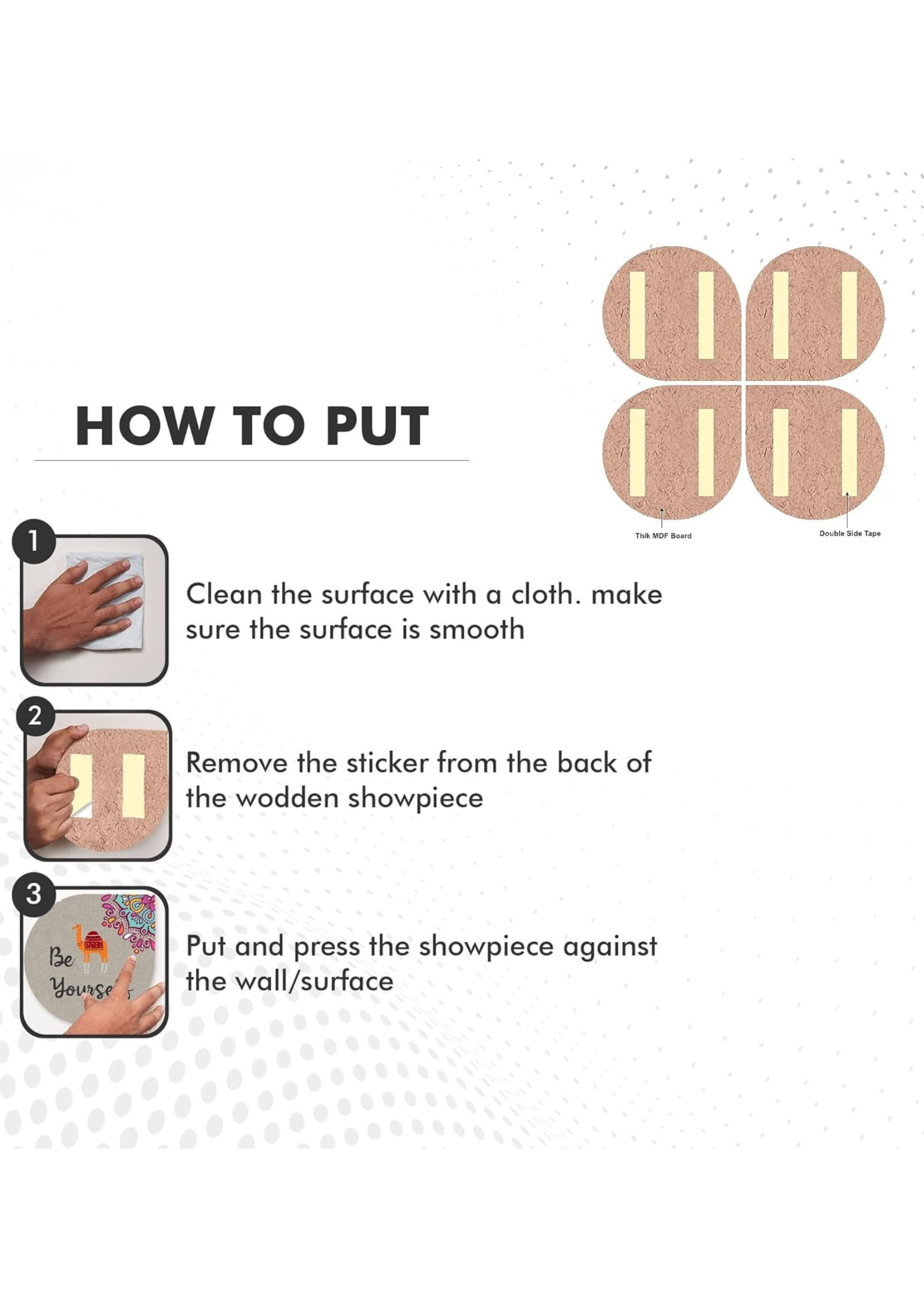 Quotes wall decor detail