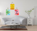Quotes wall decor displayed in Living room 