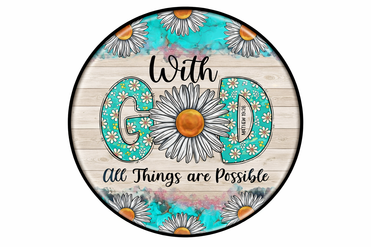 religious wall Decor 12x12 Multi colour