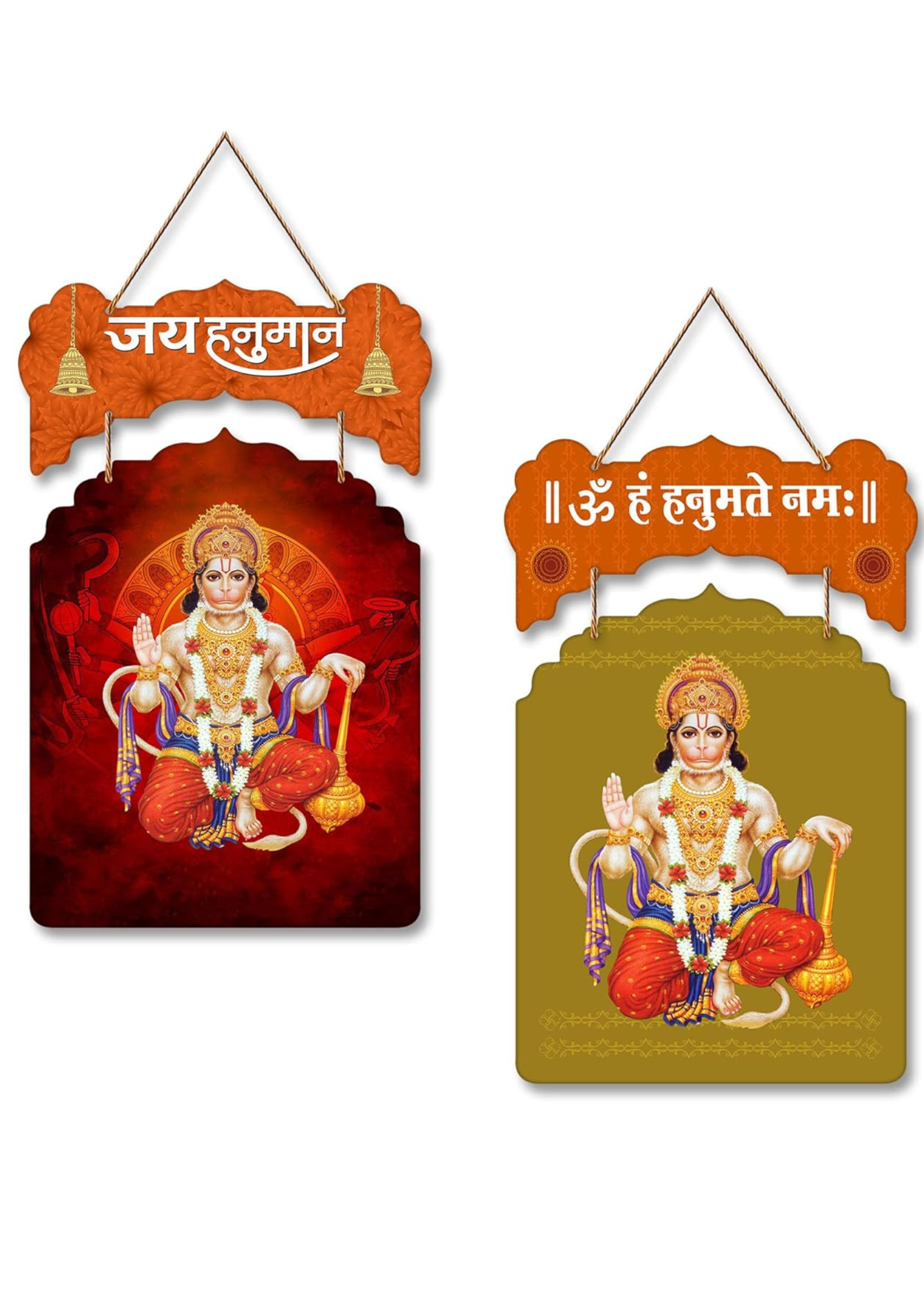Hanuman wall Decor wall decor 18x8 Multi color
