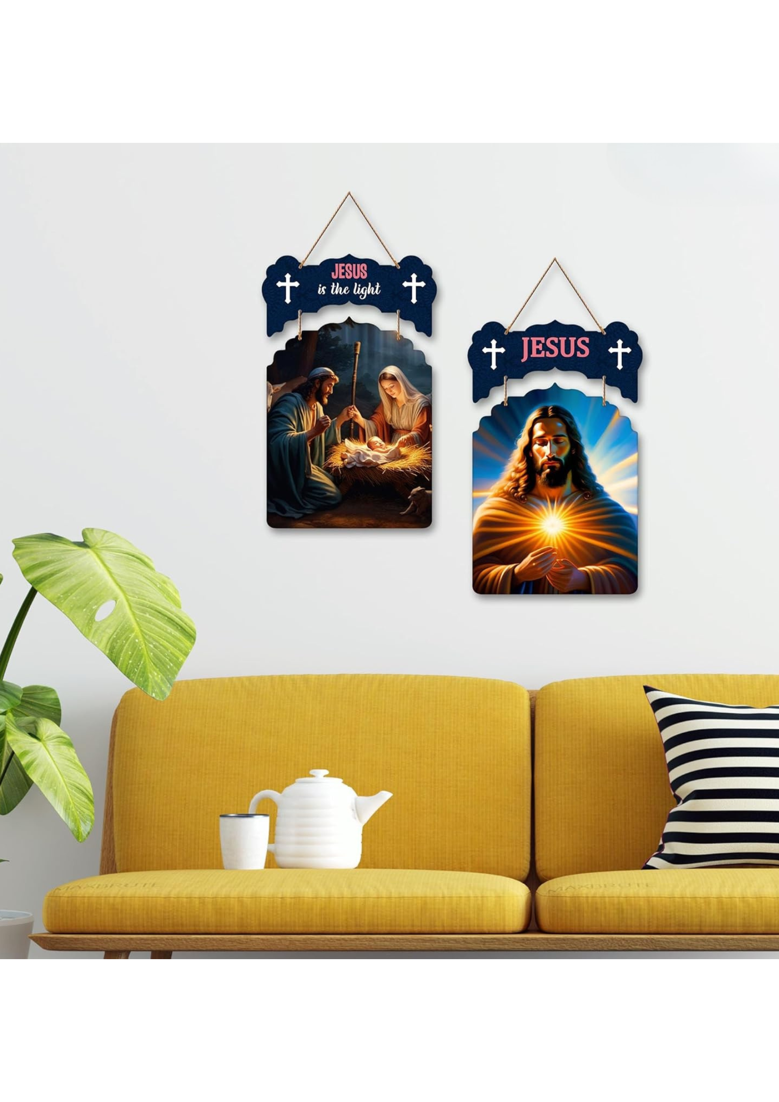 Jesus Christ wall Decor wall decor angled view