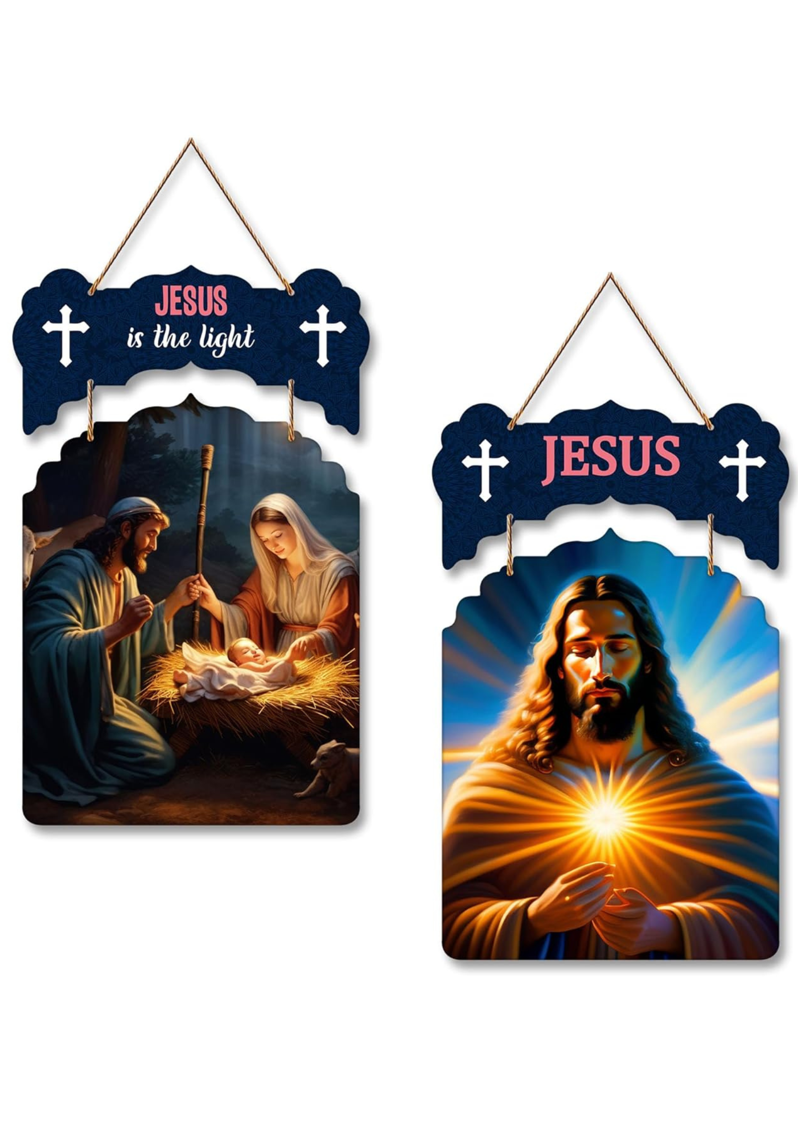 Jesus Christ wall Decor wall decor 18x8 Multi color