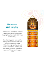 Hanuman wall Decor wall decor closeup detail