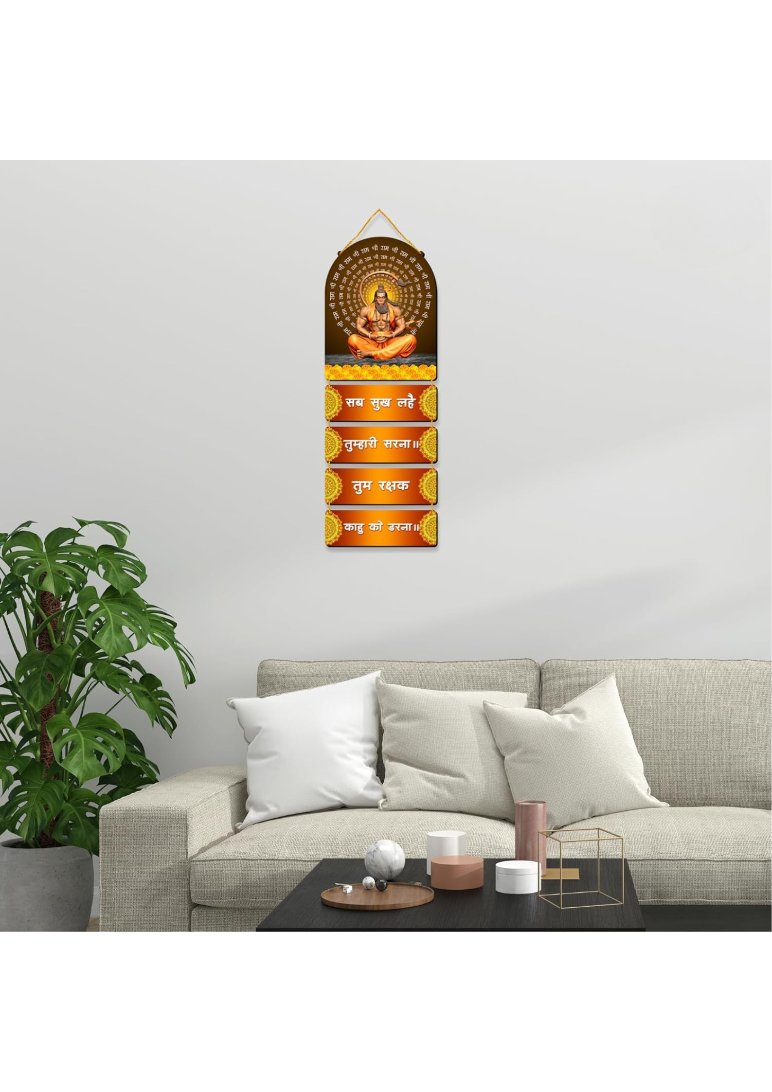 Hanuman wall Decor wall decor displayed in Living room 