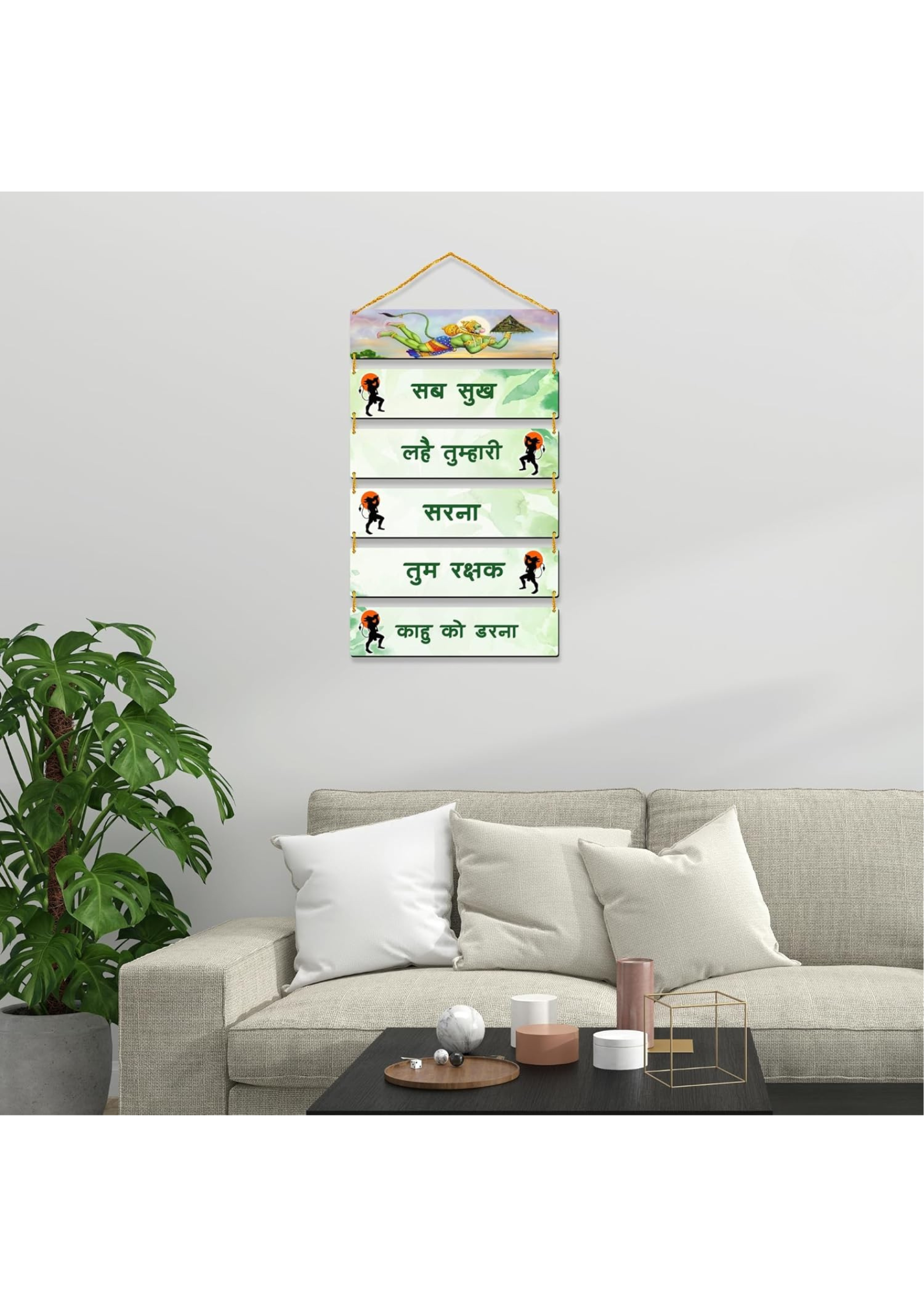 Hanuman wall Decor wall decor displayed in Living room 
