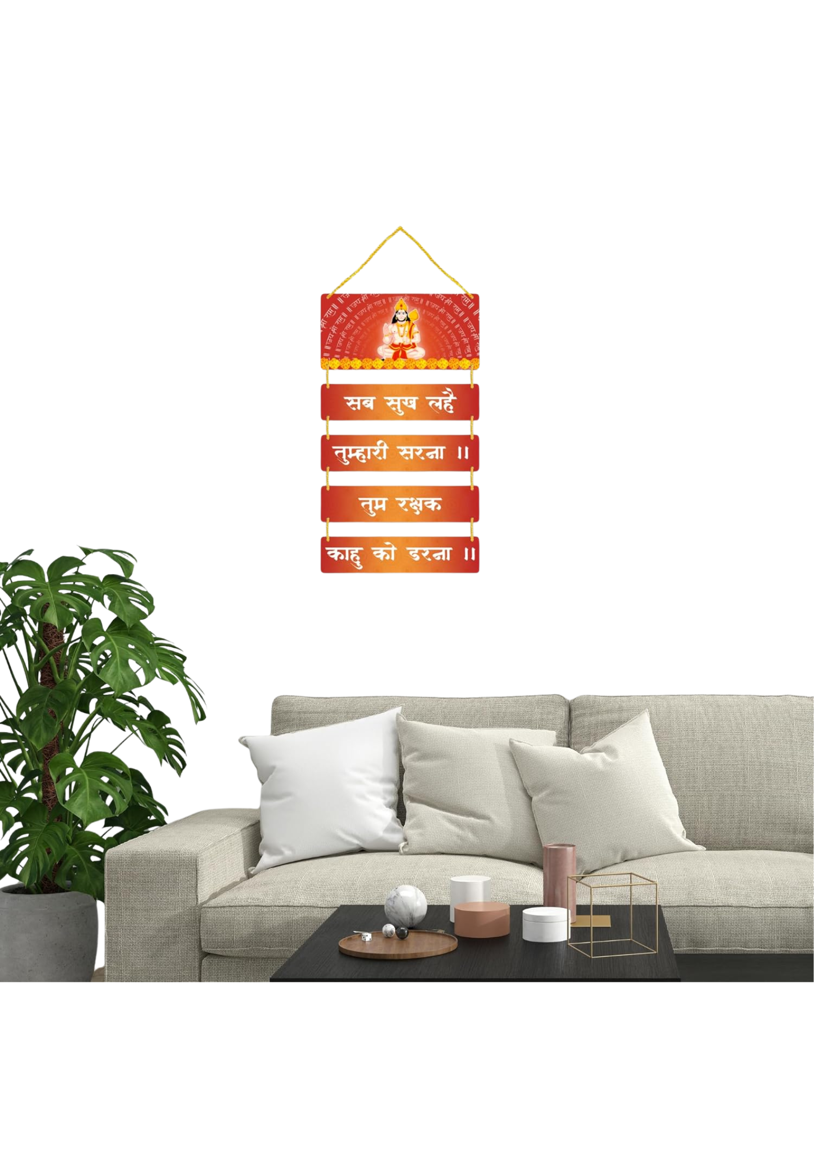 Hanuman wall Decor wall decor displayed in Living room 