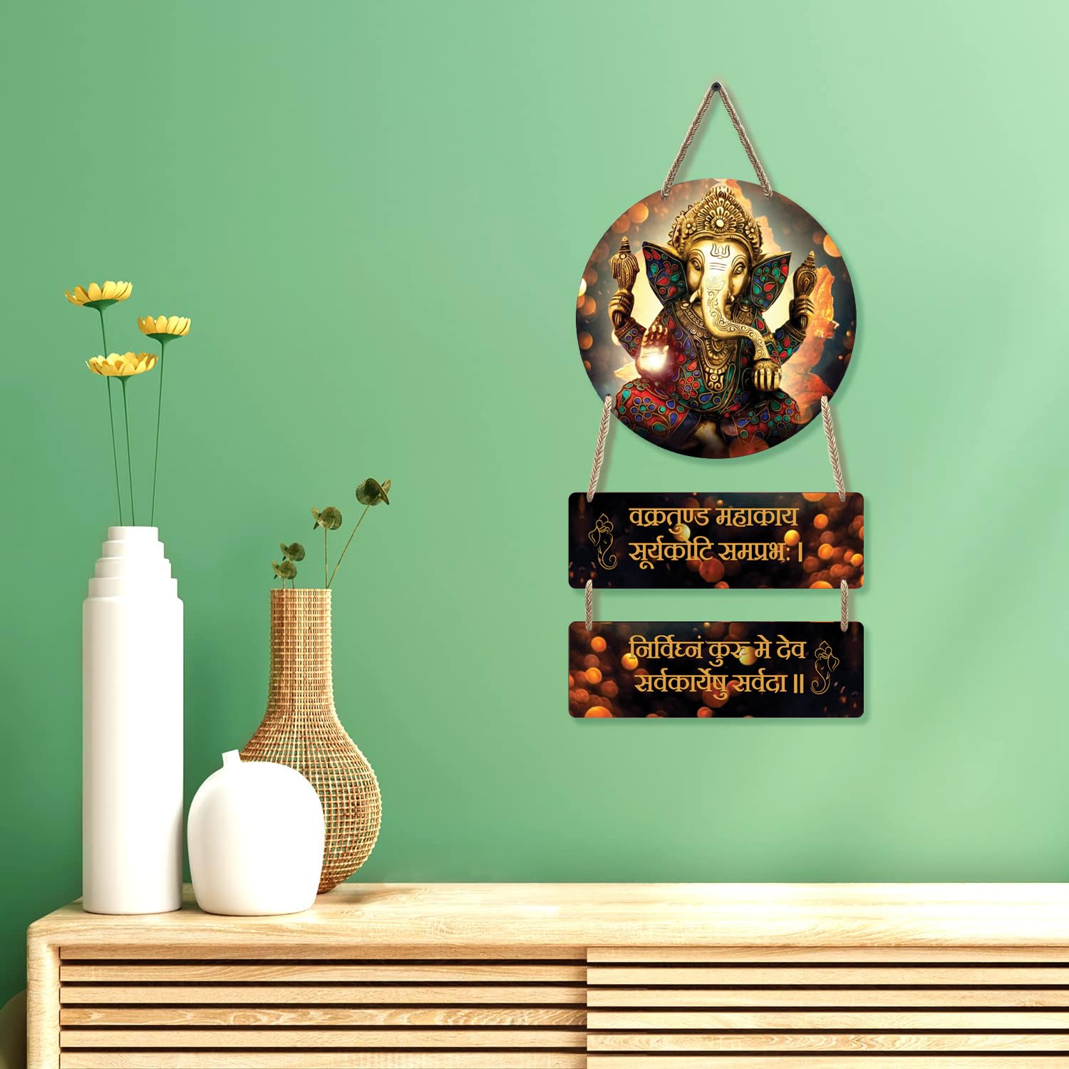 Religious wall Decor wall decor displayed in Living room 