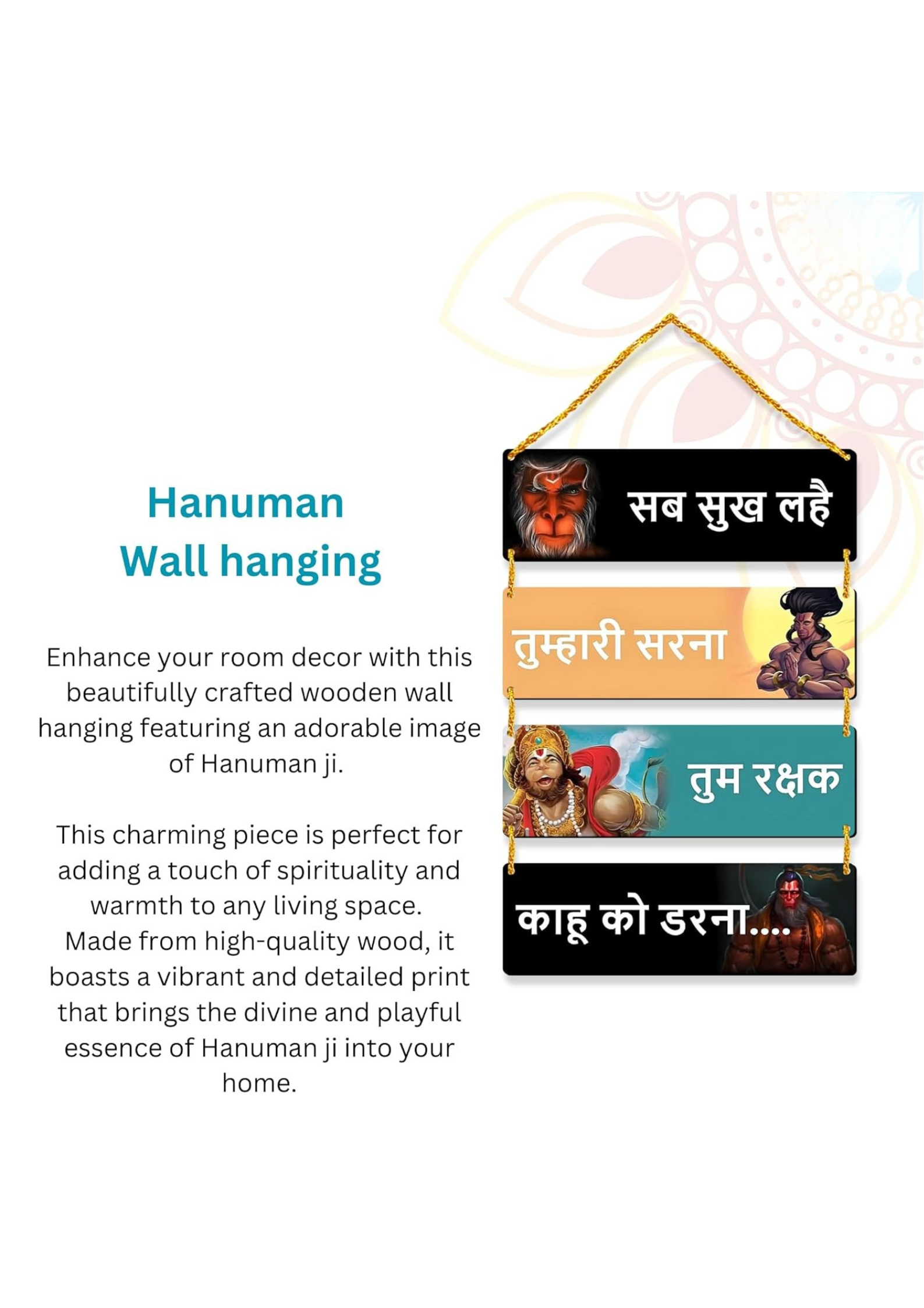 Hanuman wall Decor wall decor detail