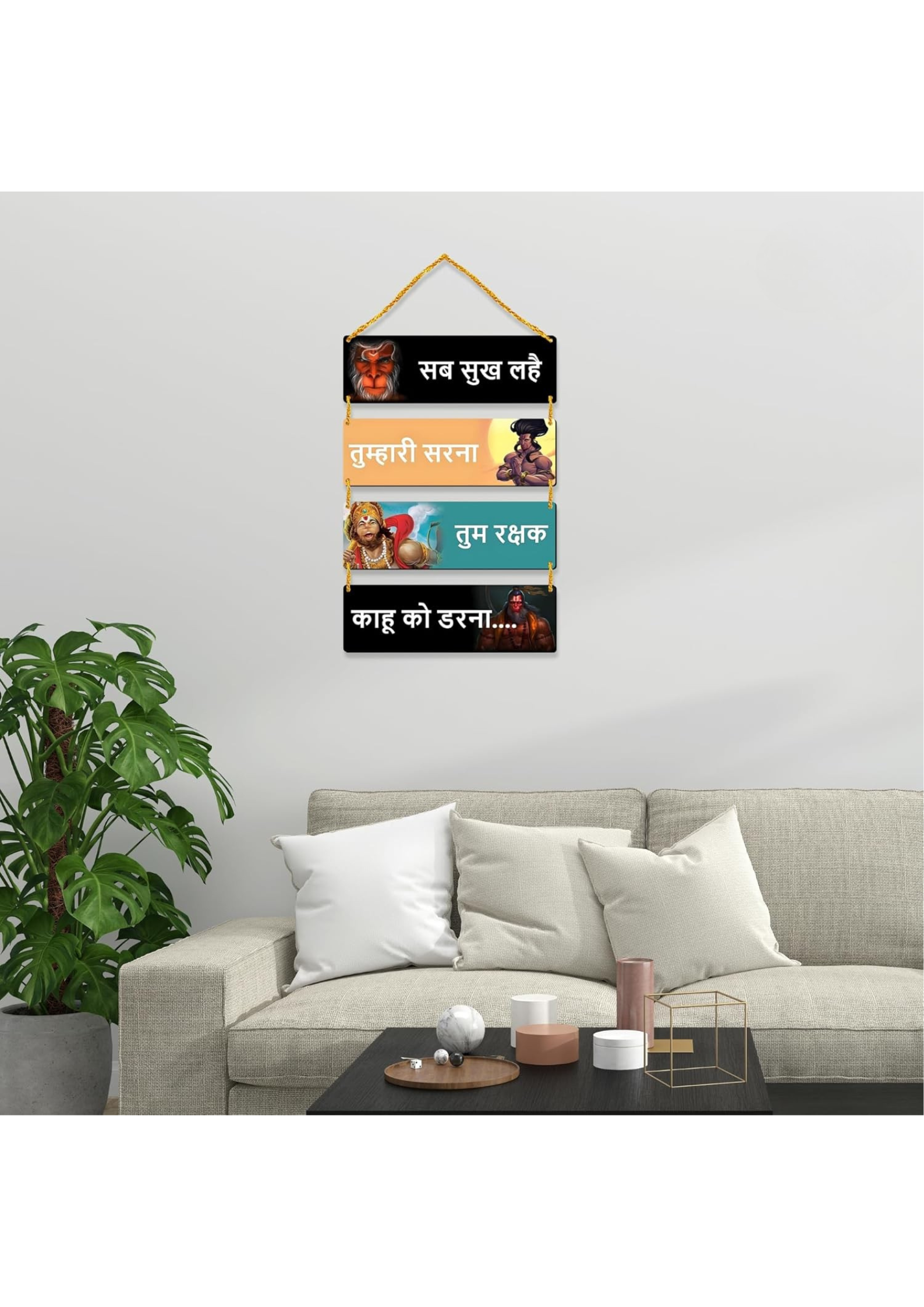 Hanuman wall Decor wall decor displayed in Living room 