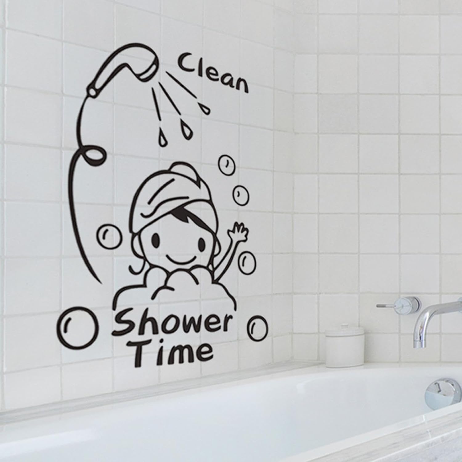 Wall Stickers wall decor angled view