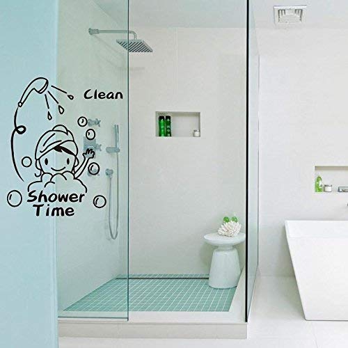 Wall Stickers wall decor displayed in Bathroom