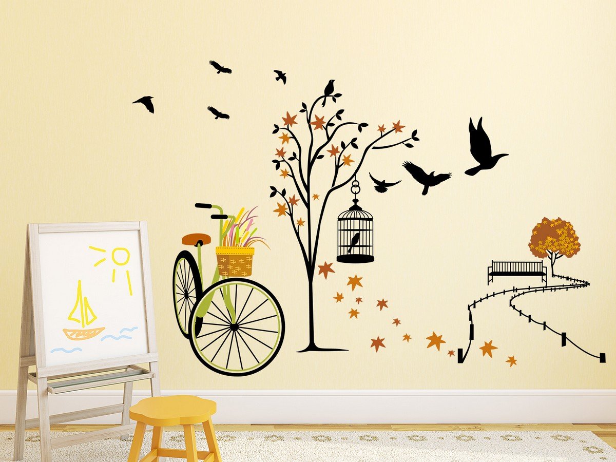 Wall Stickers wall decor closeup detail