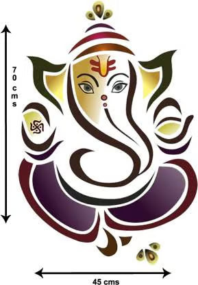 Wall Stickers wall decor size reference