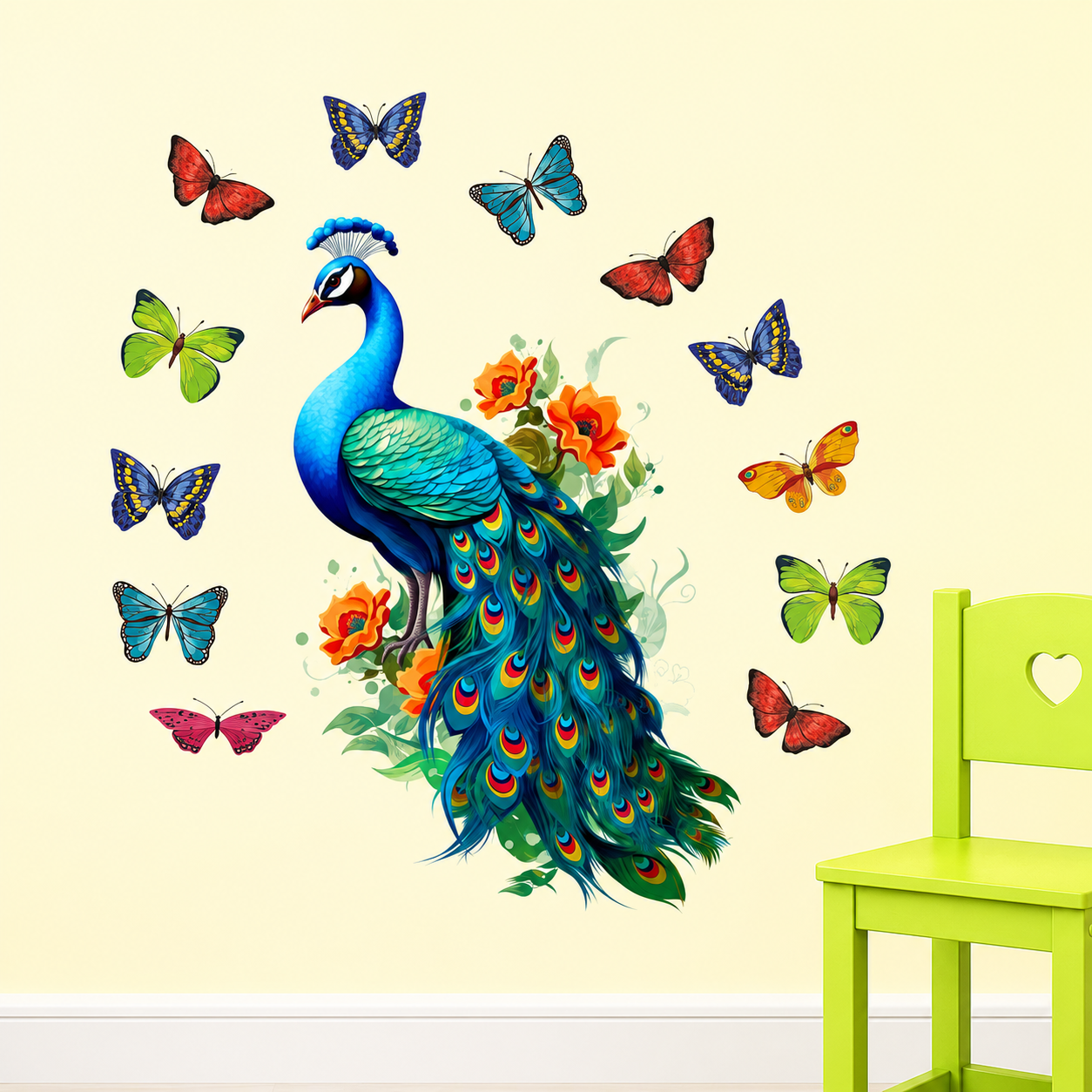 Wall Stickers wall decor closeup detail