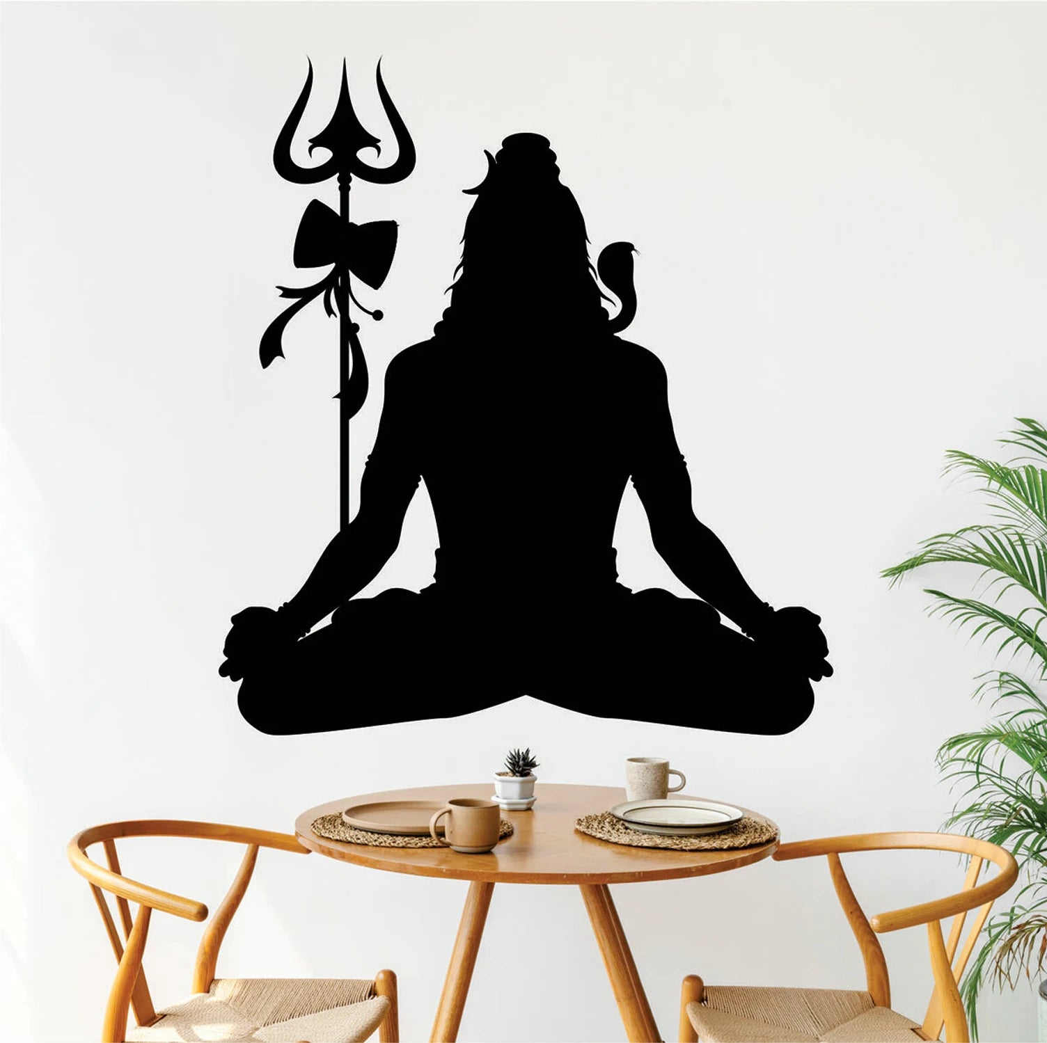 Shiva Wall Stickers wall decor closeup detail