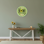Welcome Home wall decor displayed in Living Room 