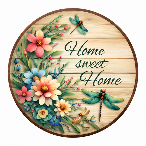 Welcome Home wall decor 12x12 Multi color