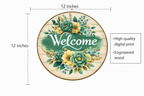 Welcome wall decor size reference