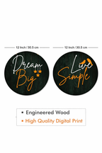 well being wall decor size reference