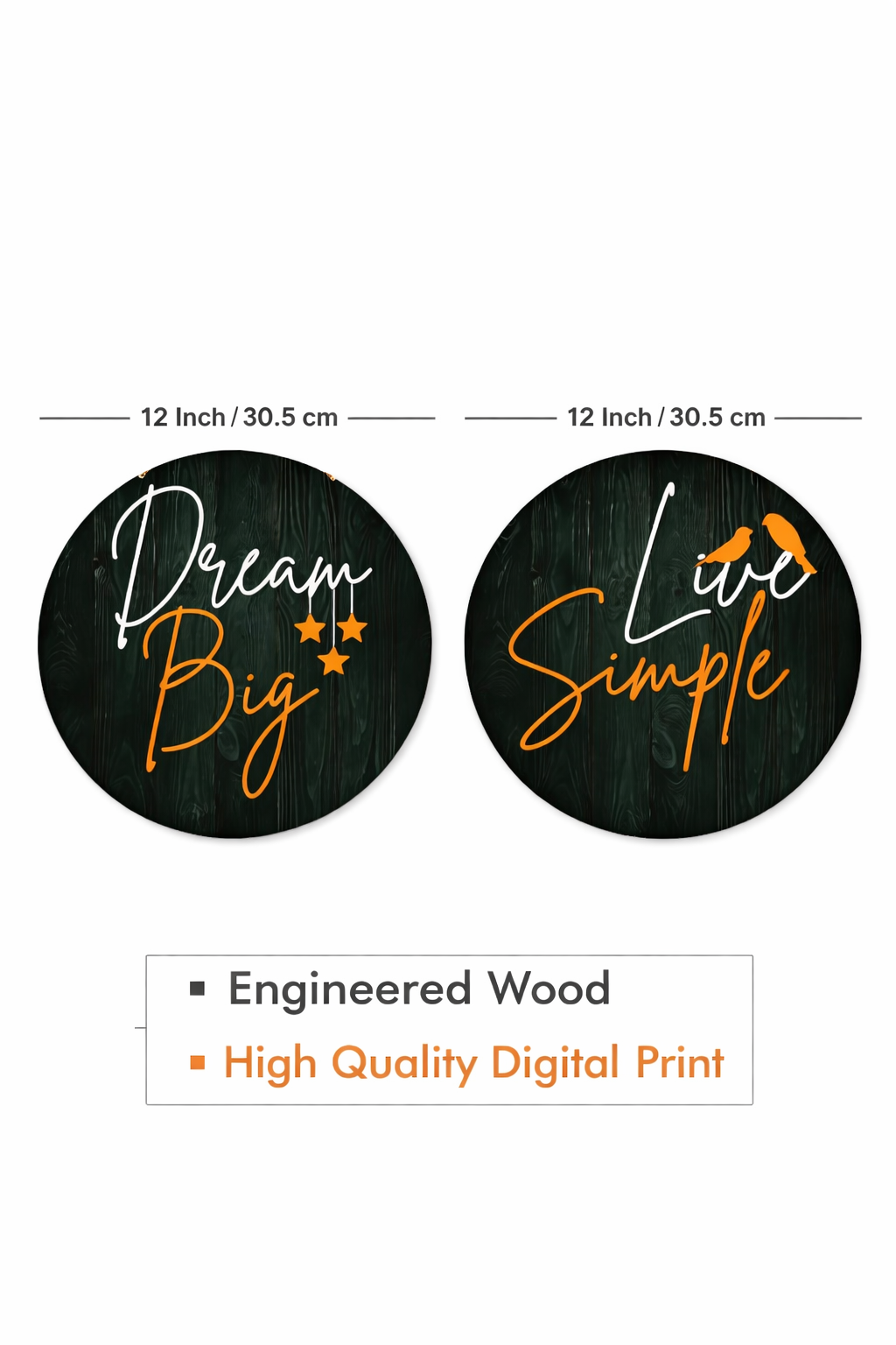 well being wall decor size reference