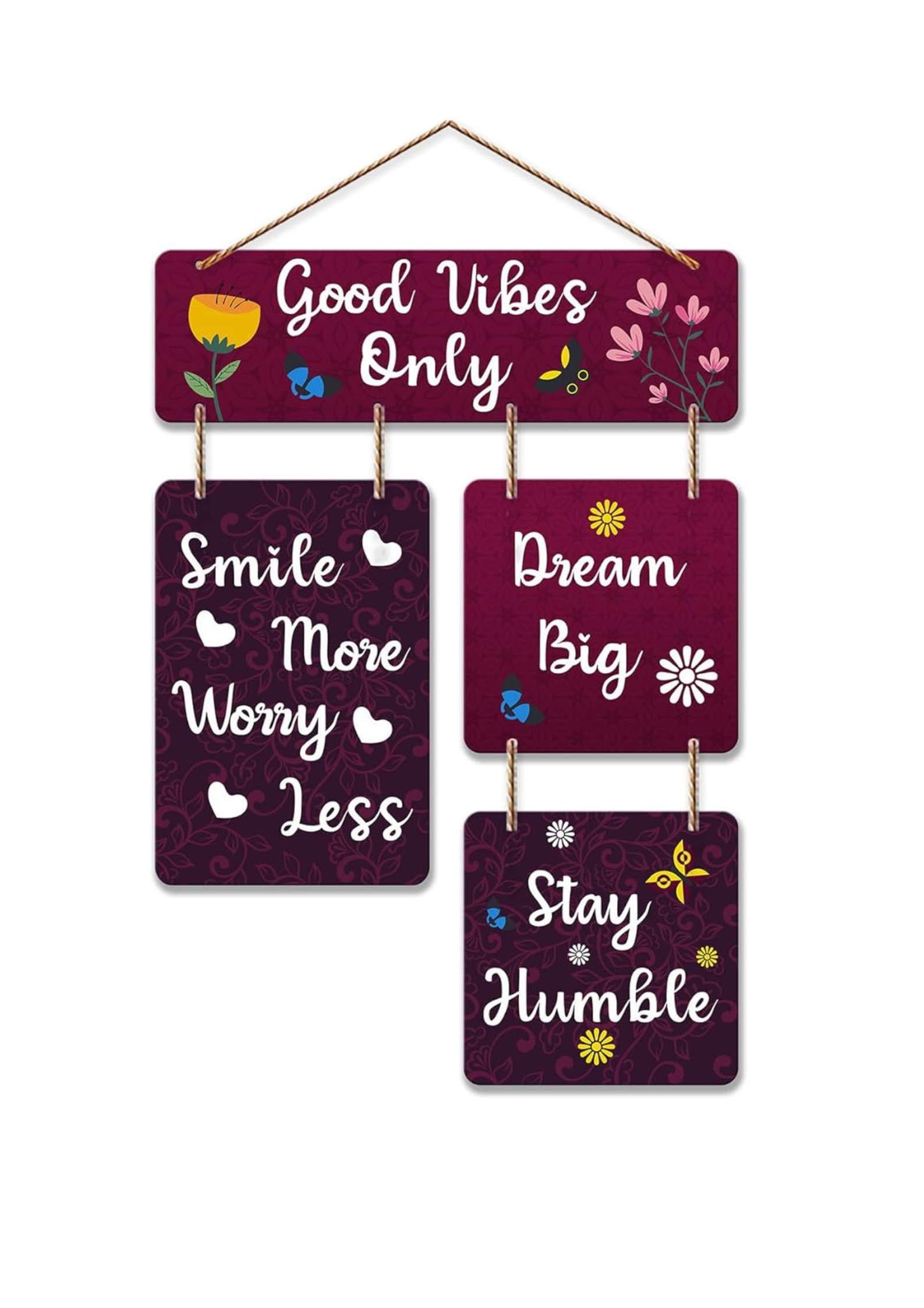 well being wall decor 21x12 Multi color