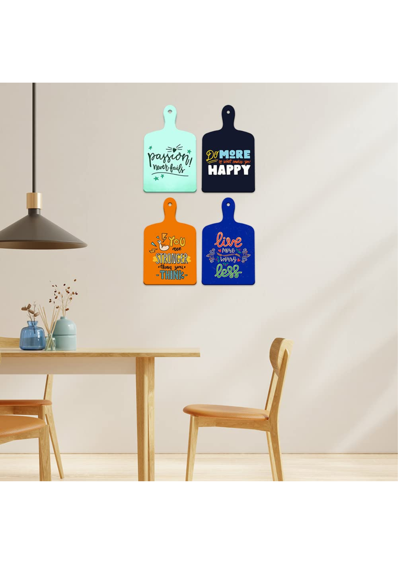 well being wall decor angled view