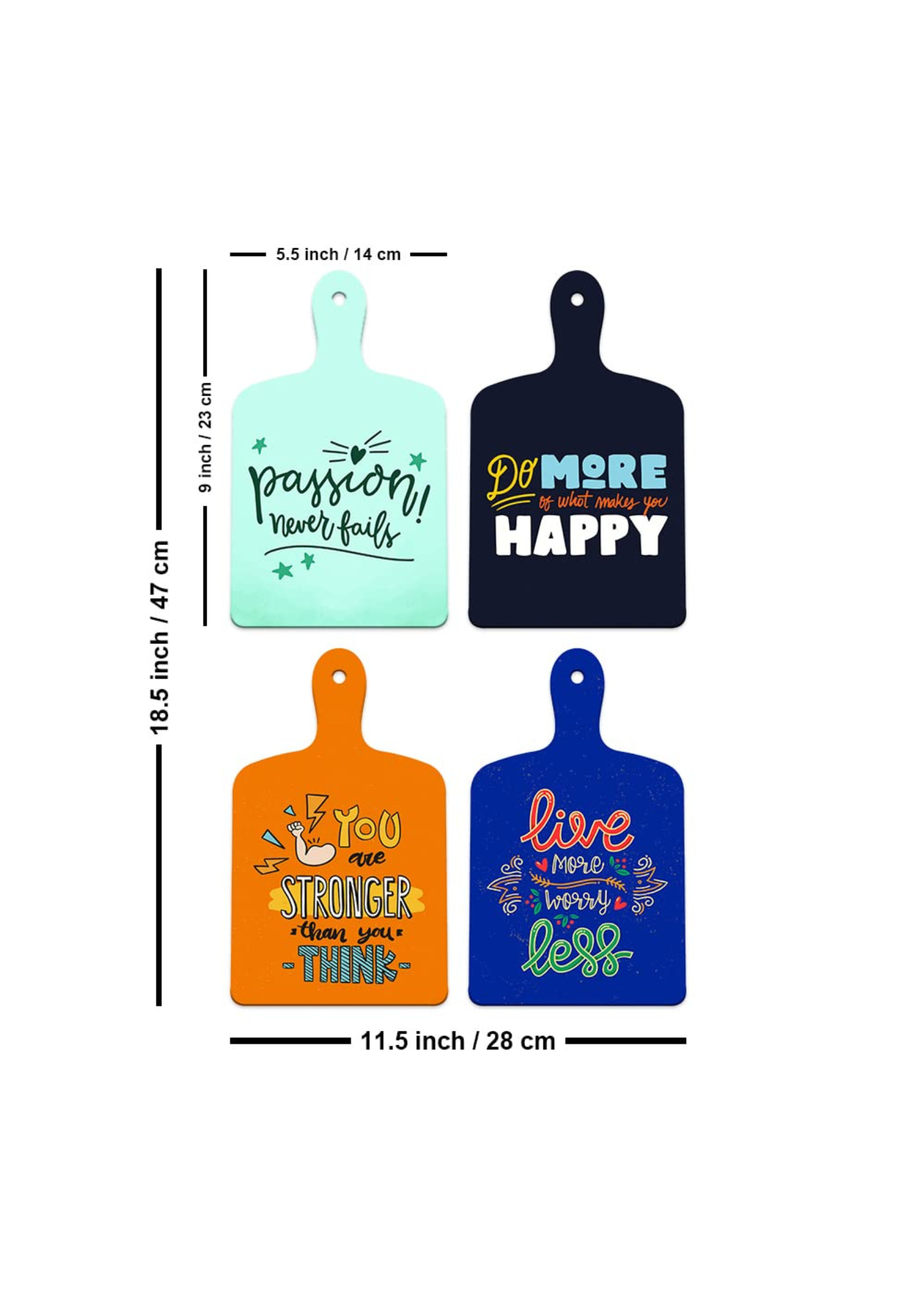 well being wall decor size reference