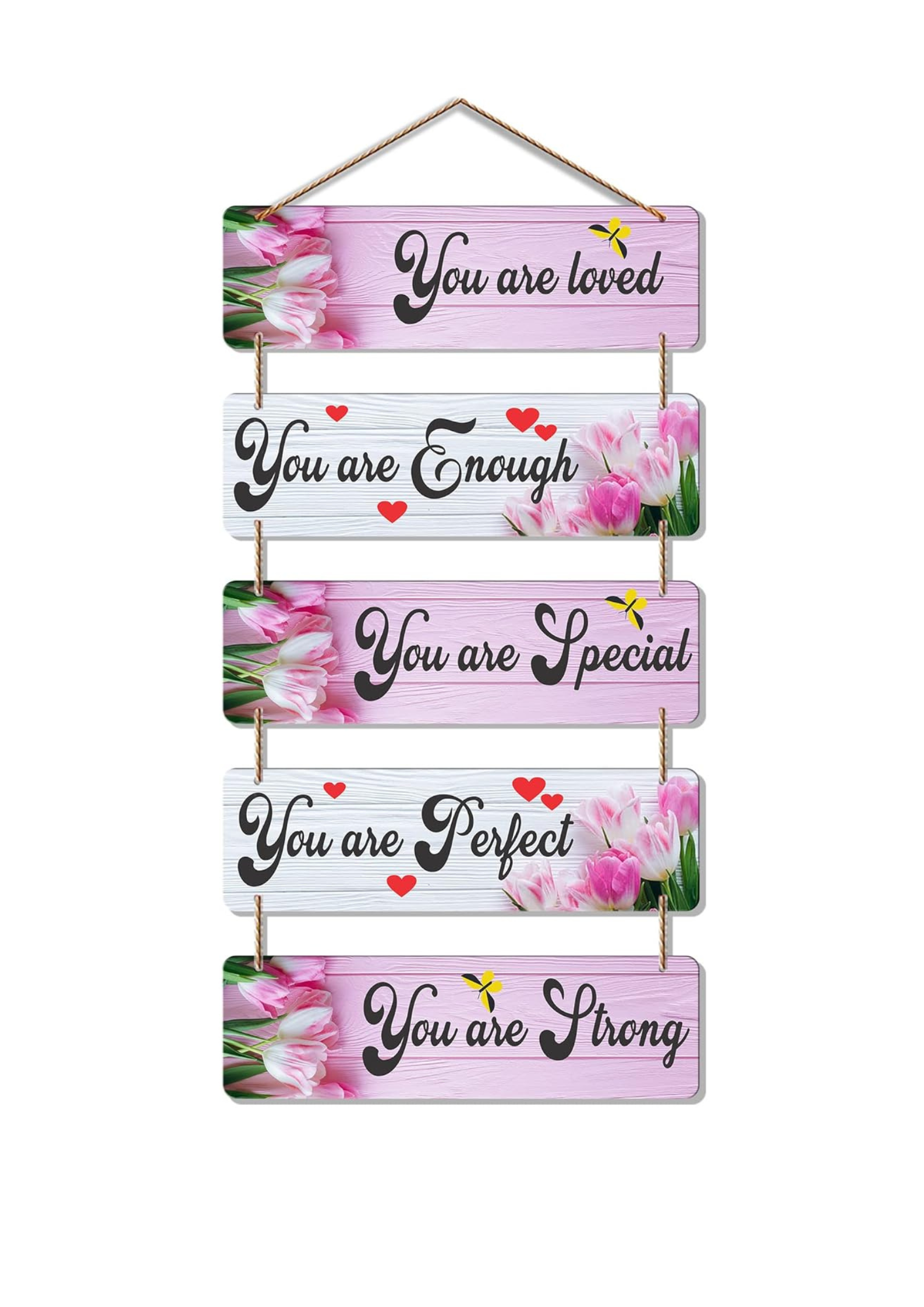 well being wall decor 31x12 Multi color