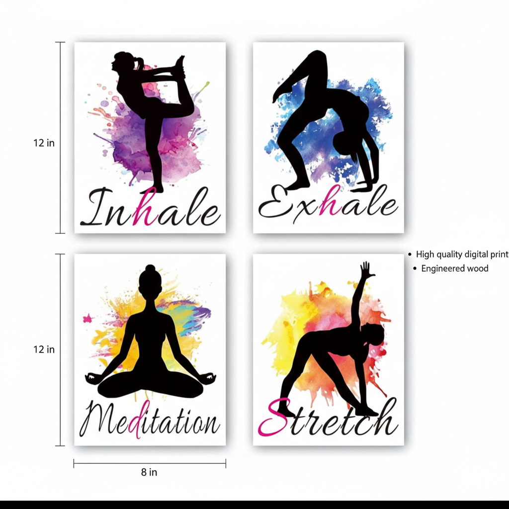 well being wall decor size reference