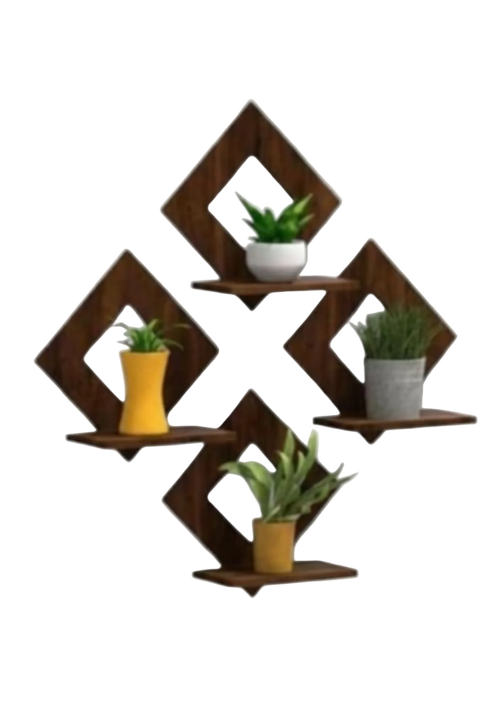 Wooden Wall Shelf wall decor 5X5 Multi color