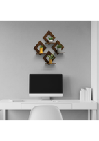 Wooden Wall Shelf wall decor displayed 