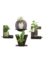 Wooden Wall Shelf wall decor 5X5 Multi color