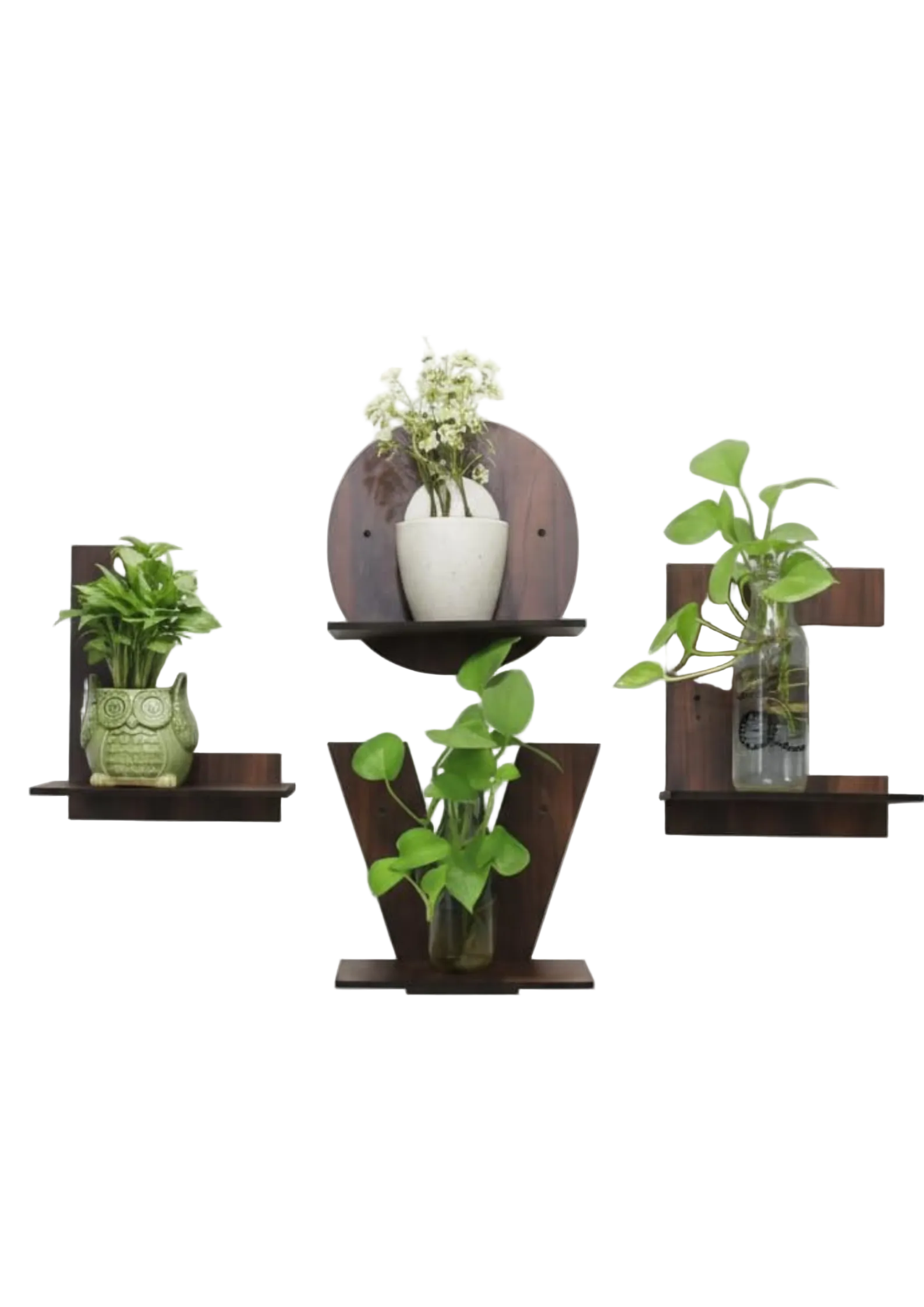 Wooden Wall Shelf wall decor 5X5 Multi color