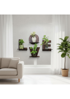 Wooden Wall Shelf wall decor displayed in Living Room